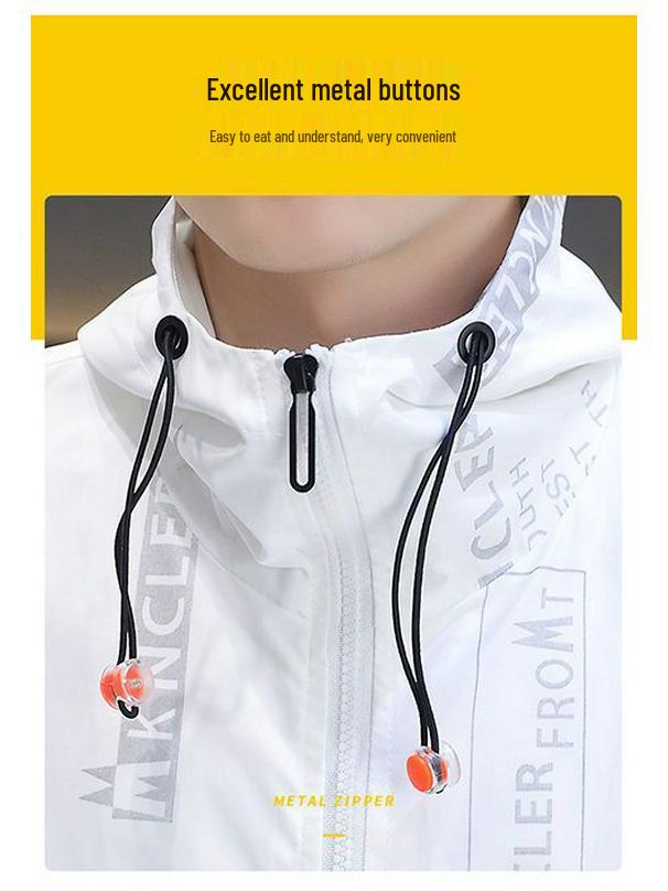 Men's Hooded Slim Fit Jacket - Trendy Spring/Autumn 2025 Style