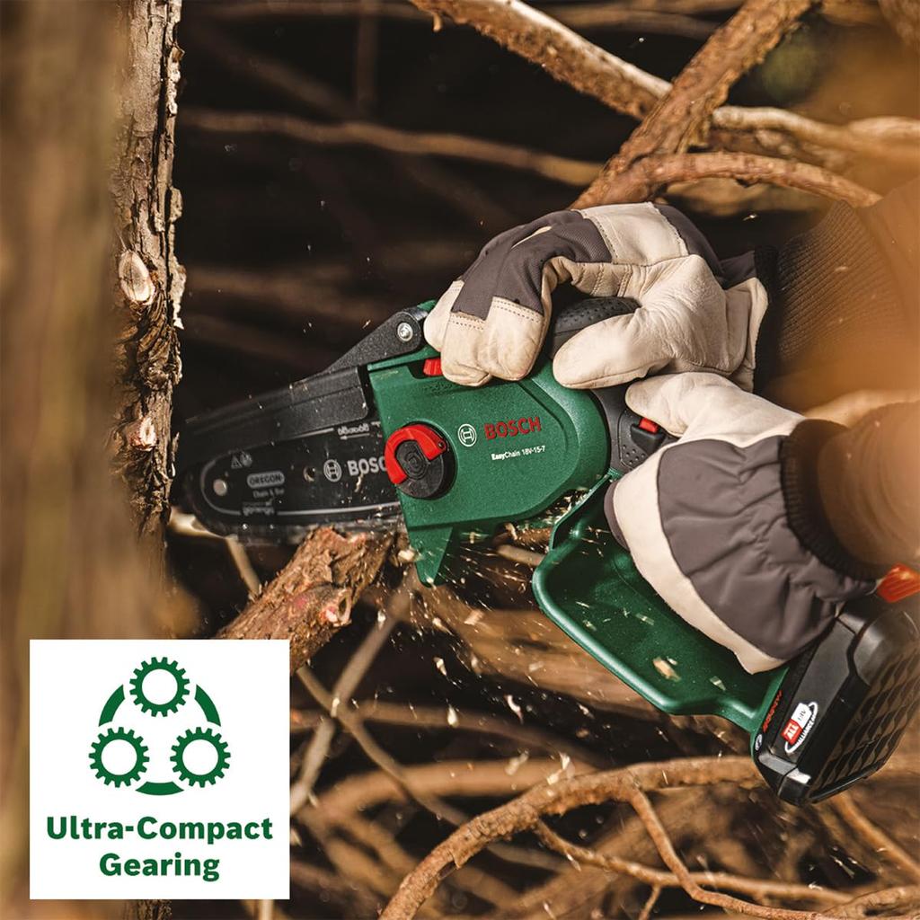 Bosch Cordless Handy Saw Body Only 18V 150mm Type Compact (Charger/Sold Separately) ECHAIN18V-15-7H