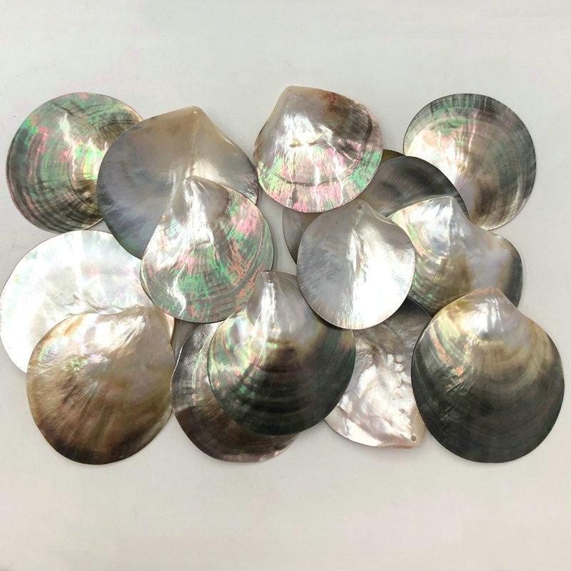 Natural Blacklip Pearl Irregular Pieces: Clothing Pendants, Charms, Caviar Dishes, Home Ornaments, DIY Accessories