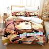 3D Print Bakemonogatari Bedding Set Single Twin Full Queen King Size Duvet Cover For Adults Boys Bedroom Anime