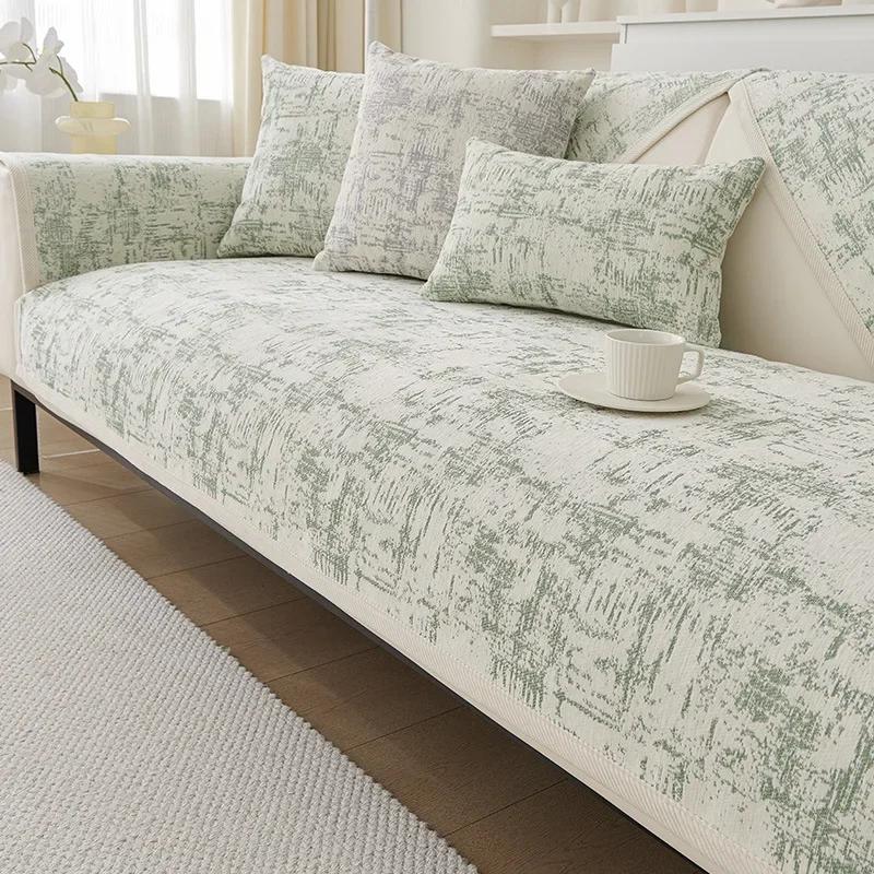 

Подушка для дивана из шенилла, устойчивая к царапинам от кошек, специальная ткань для чехла для дивана, всесезонная универсальная подушка, чехол для спинки, полотенце 70x70cm 1pcs