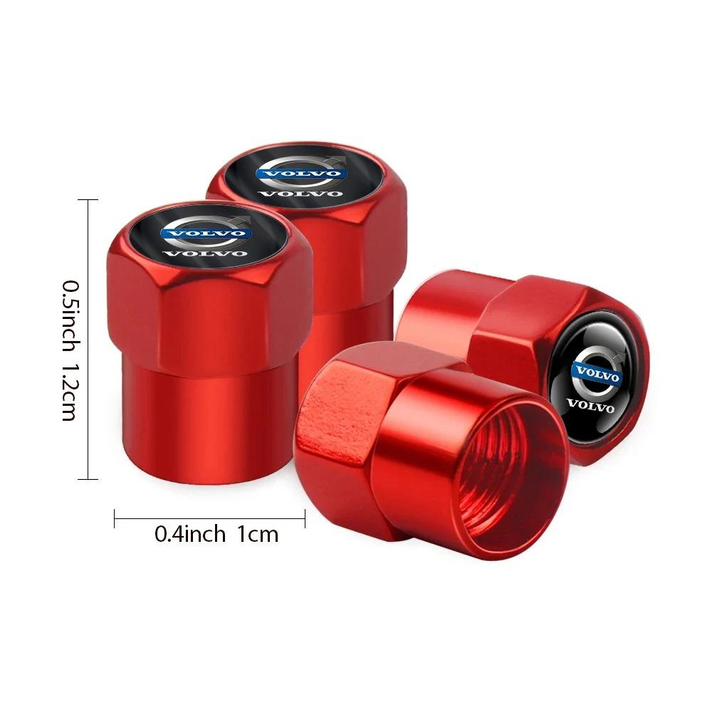 For Volvo ew14pcs Car Badges Wheel Tire Valve Stem Caps Covers Auto Accessories For Volvo XC90 XC60 C30 S60 C70 XC40 V40 XC70 V70 V60 S80 S90