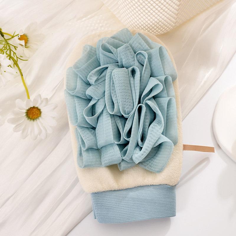 2 In 1 Super Soft Exfoliating Bath Mitt-Painless To The Skin Sponge Children Adult Bathing Scrub Gloves Durable Shower Towel