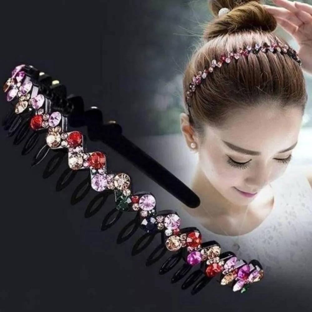 Cubic headband, jewel bead hairband, pretty woman, glamorous A3 Seven Colors