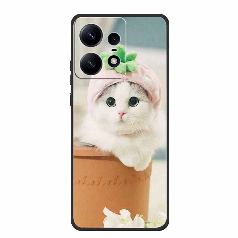 For Moto Edge 50 Pro Case Animals Soft Silicone TPU Phone Cases Back Cover For Motorola Edge 50 Pro 5G Wolf Protector Cool funda