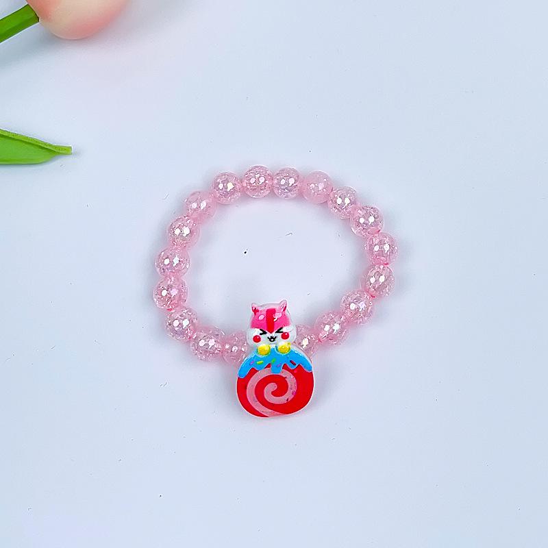 Cartoon Mermaid Pendant Beaded Bracelet for Girls