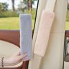 Warmer Pad Car Seat Belt Cover Soft Plush Safety Belts Protector  Winter Warm