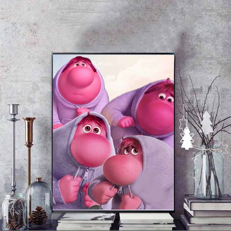 Disney 5D DIY Diamond Painting Decorations Inside Out Awkward Meme Illustrations Diamond Embroidery Rhinestone Cross Stitch Set Handmade