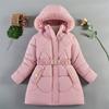 Kids' Fashion Fleece-Lined Thickened Hooded Oversized Sweatshirt Warm Casual Jacket For Fall/Winter