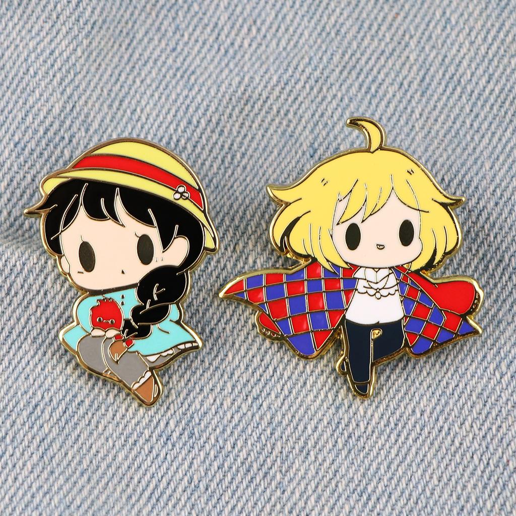 Japanese Anime Enamel Pin Brooches For Women Lapel Pins Badge On Backpack Costume Accessories Fashion Jewelry Gifts for Friends