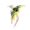 Enamel Phoenix Bird Brooches Animal Pin For Women Men 5-Color Enamel Flying Beauty Bird Party Office Brooch Pin Gifts