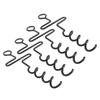 4PCS Spiral Tent Tacks Iron Stable Spiral Type Heavy Duty Spiral Tent Stake for Tent Trampolines