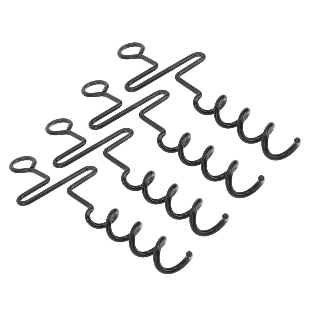 4PCS Spiral Tent Tacks Iron Stable Spiral Type Heavy Duty Spiral Tent Stake for Tent Trampolines