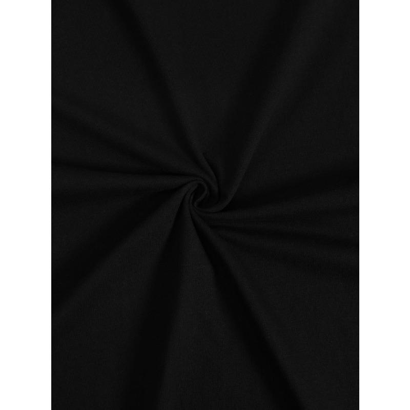 Women's Fitted Short Sleeve T-Shirt White Round Neck Black Base Blue Yellow Floral Heart Print Casual Blouse Top