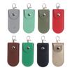Pouch Bag Case Protective Leather With Keychain For Usb Flash Drive Memory Stick