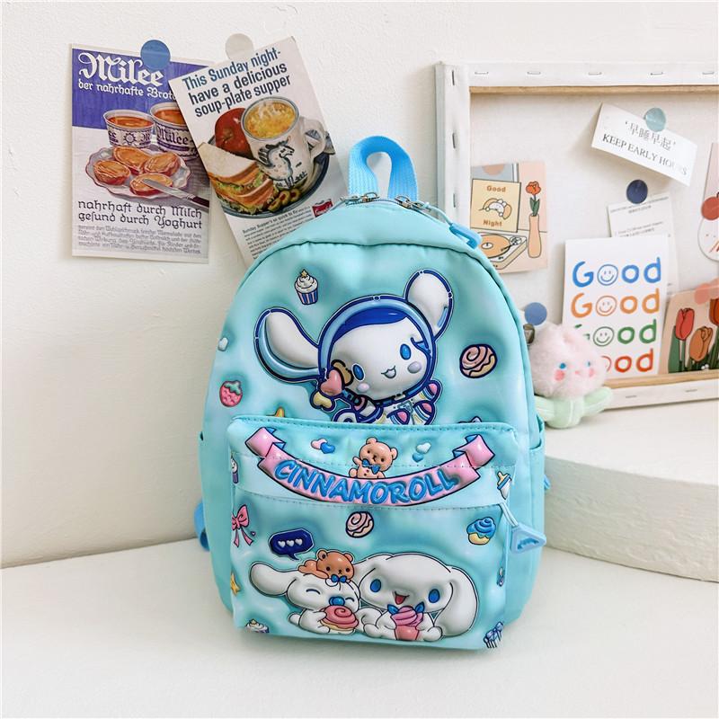 3d Cute Cartoon Backpack For Girls And Boys Nylon Lightweight School Bag Cinnamoroll Small