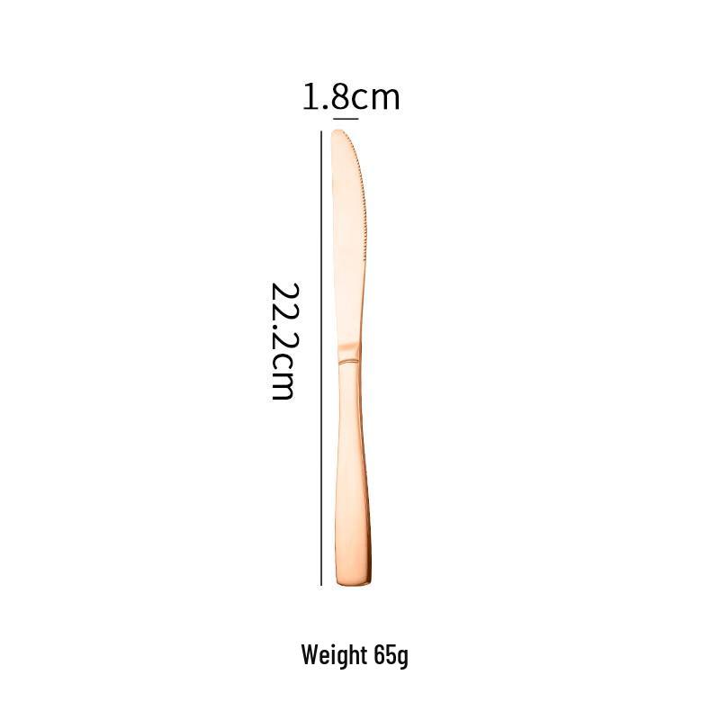 Ruhan Square Handle Stainless Steel Cutlery