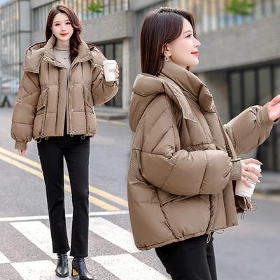 Cotton Clothes Women's Thickened Short 2025 Winter New Korean Loose Cotton Jacket Bread Padded Jacket Women's Warm Jacket