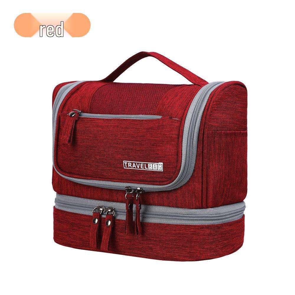 Waterproof Cationic Toiletry and Makeup Bag for Men and Women - Portable Wet/Dry Storage for Business Trips