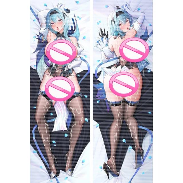 Genshin Impact Eula Dakimakura 2WAY Hing Body Case Anime Game Otaku Pillow Cushion Cover Xmas Gifts