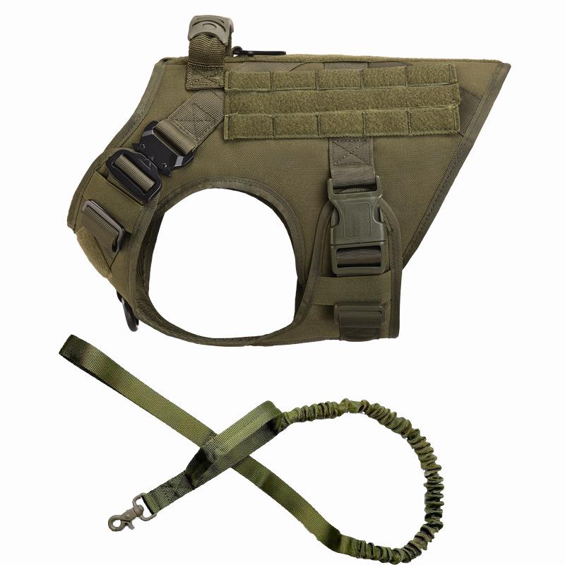 1000D Utomhus Taktisk MOLLE Hundväst för Promenader & Träning