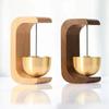 Japanese Style Wooden and Metal Wireless Doorbell with Chime Sound
