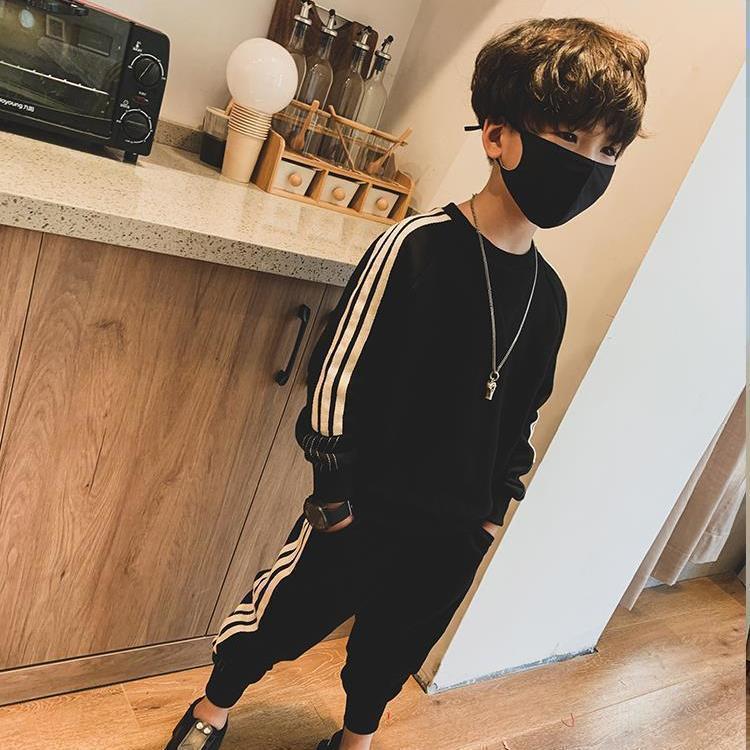

Striped Boys Spring & Autumn Fashion Suit - Trendy Korean Style for Middle & Big Kids 170 (Recommended height: ~160cm)