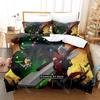 3D Print Blazblue Bedding Set Cartoon Anime three-piece set Adult Kid Bedroom Duvetcover Sets 3D Kawaii