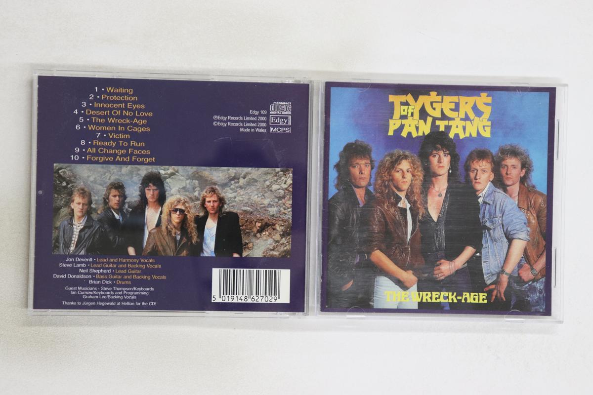 

CD TYGERS OF PAN TANG WreckAge EDGY109 EDGY 200 UK Rock Used