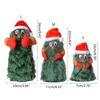 Albero di Natale Danzante con Musica Bambola Cantante di Natale Bambola Albero di Natale Elettrico Oggetto Scherzo Rotante Giocattolo per Bambini