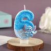 Creative Blue Stitch Birthday Cake Candles for First Birthday Celebration