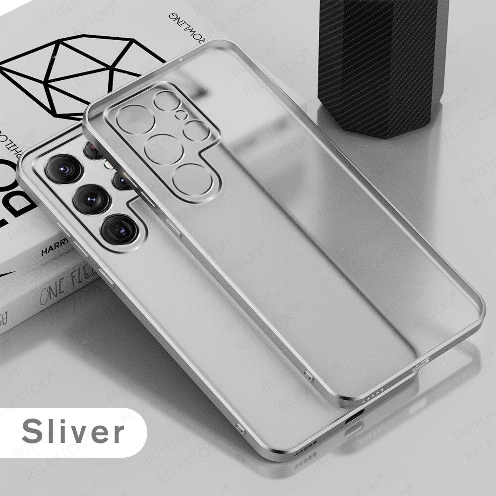 

Для Samsung S22 Ультра прозрачный матовый защитный чехол для Sansung Galaxy S22 Plus S22Ультра покрытие противоударная мягкая задняя крышка SM-S908B SM-S908B/DS Fundas