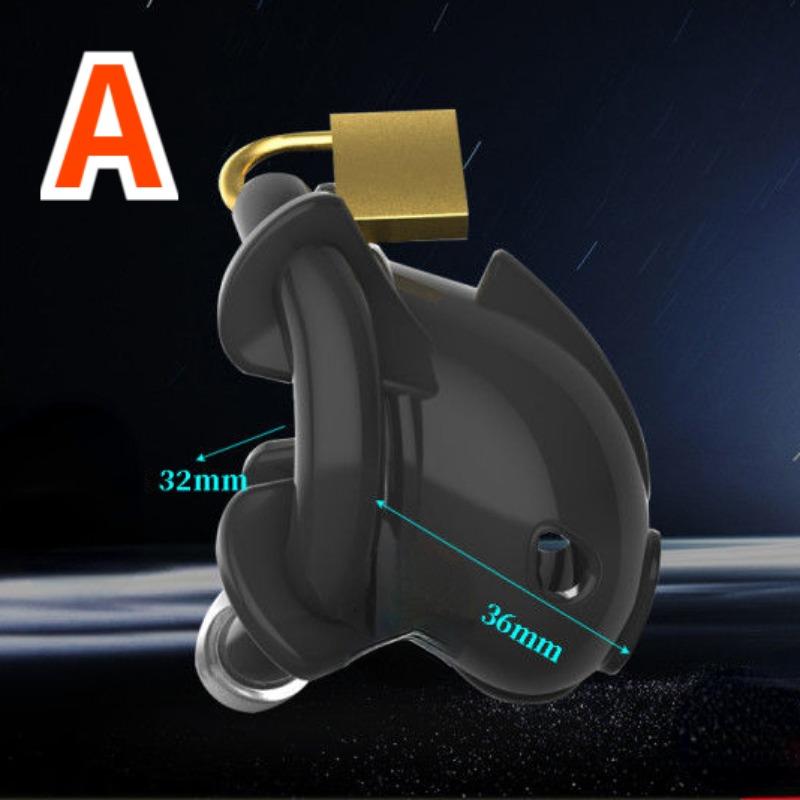 Male Chastity Device Bondage Lock Ring Curved Silicone Penis Cage Cock Cage Sex Toys for Men Penis Sleeve SM Adult Game