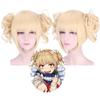 Anime Wig Synthetic Hair Ferry I Am A Body Cosplay Split Tiger Mouth Clip Milk Gold