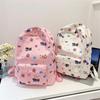 Cute Cartoon Puppy Dog Print Backpack Large-Capacity Casual Student Schoolbag  Delicate Personality Trend Travel Bag Gift