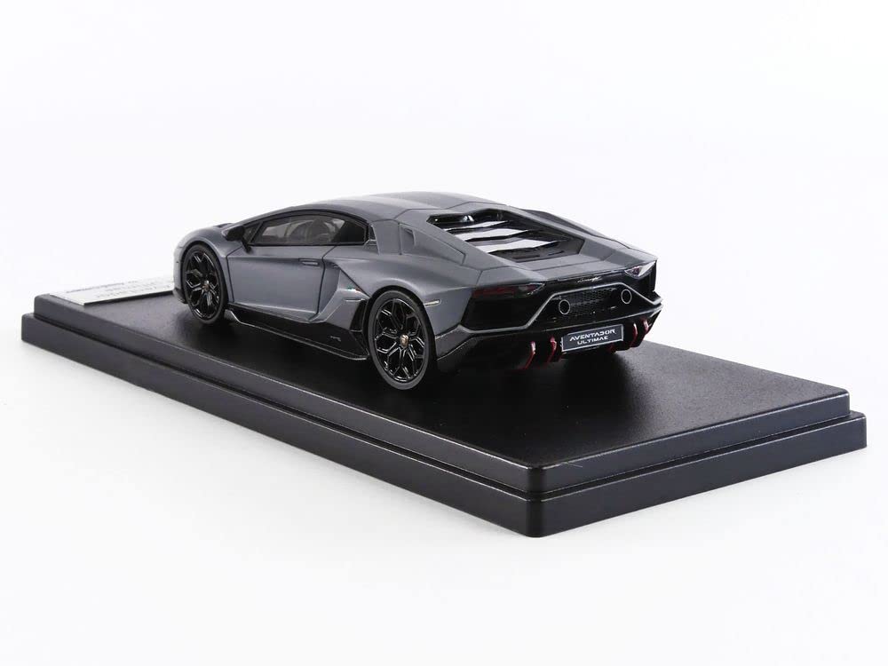 LOOKSMART Scale Lamborghini Aventador Ultimate Edition 2021 by Grigio Acheso and Matt Gray 1/43 LP780-4 (LS525A)