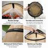 With Handle Trash Can Foldable Garbage Bin New Garden Trash Container  Portable