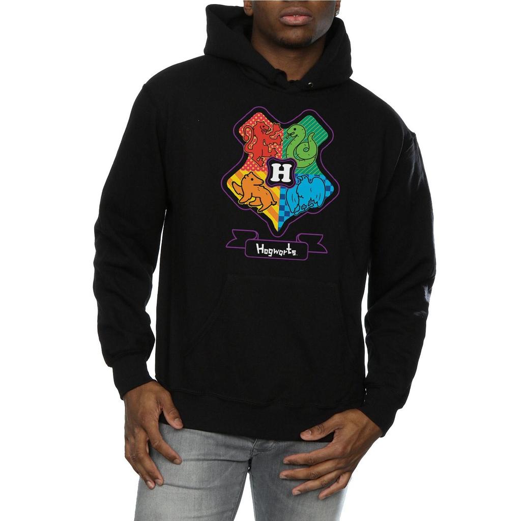 Harry Potter Mens Hogwarts Junior Crest Hoodie