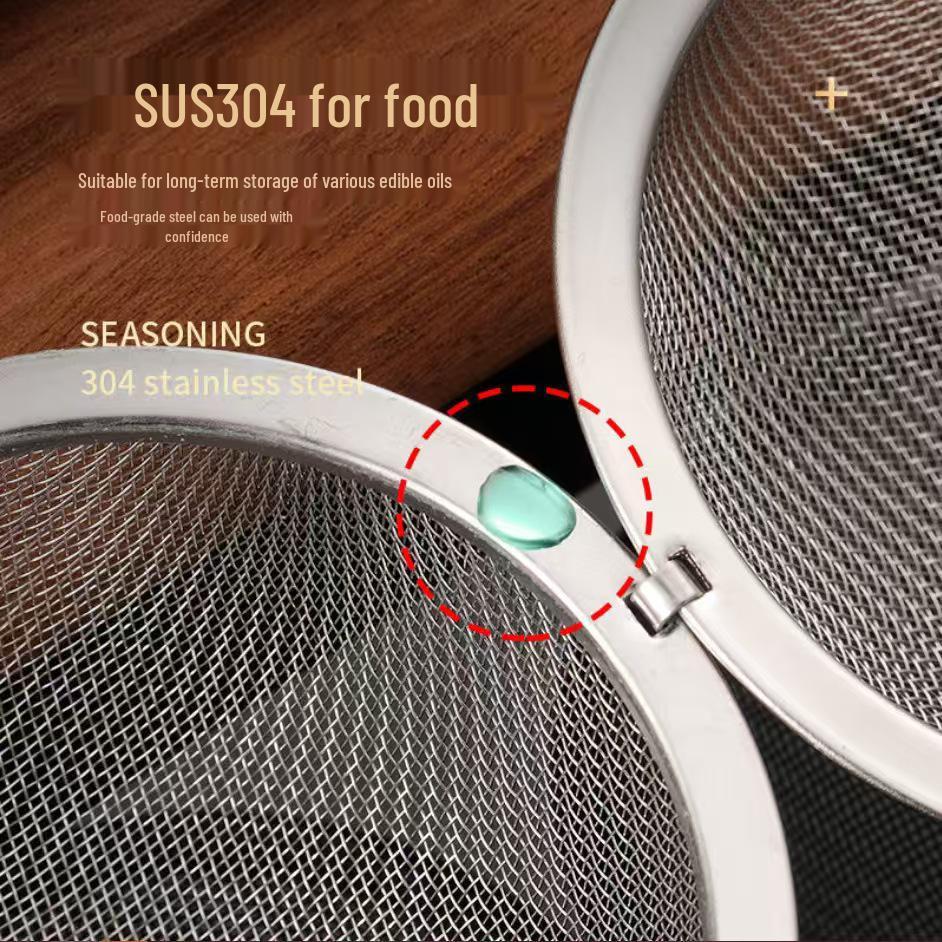Stainless Steel Spice Ball for Soup and Hot Pot Seasoning with Tea and Meat Flavor Filter