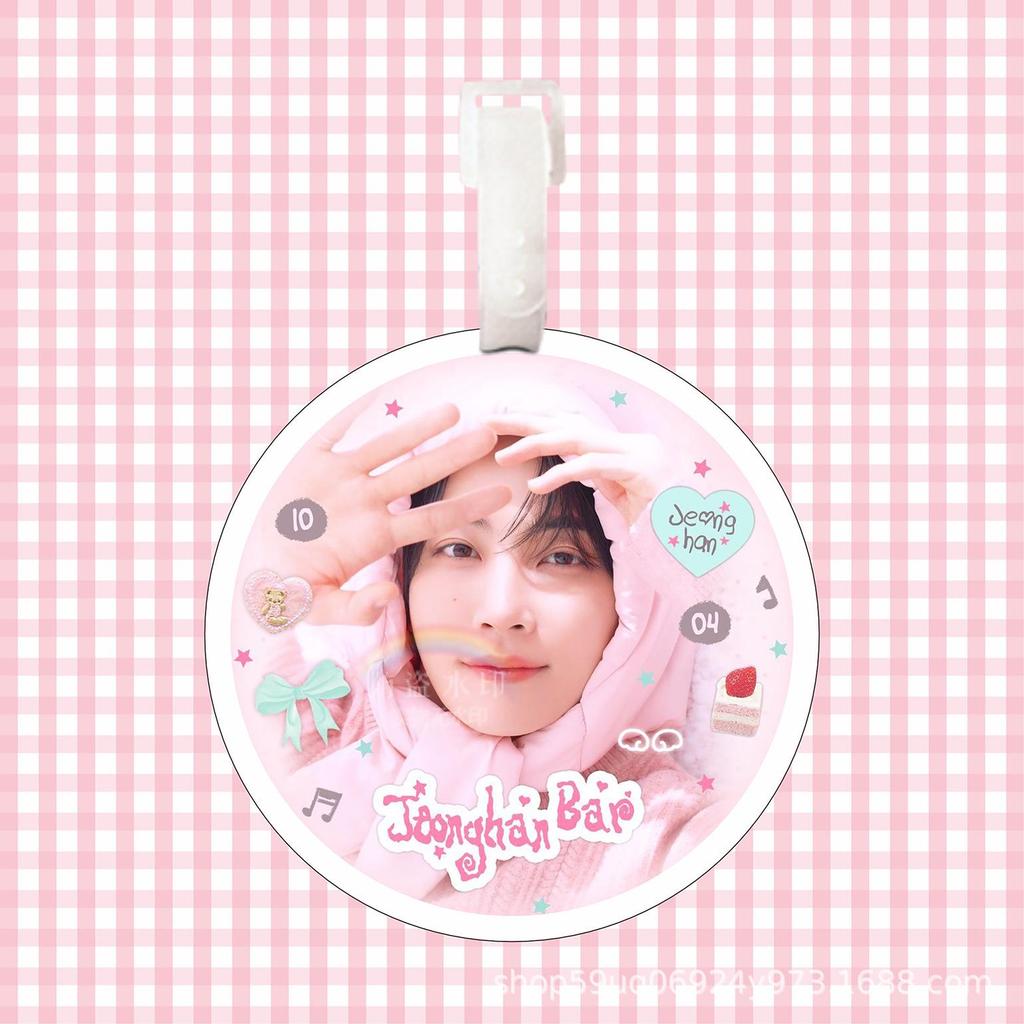 Yoon Jeonghan Seventeen Luggage Tag Keychain Ornament