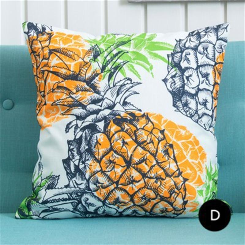 Tropical Plant Pineapple Flamingo Pillowcase Nordic Simple Style Sofa Cushion Pillowcase