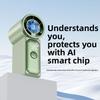 120 Adjustable Settings Mini Handheld Fan LED Display Turbo Fan Portable Desk Fan  Travel