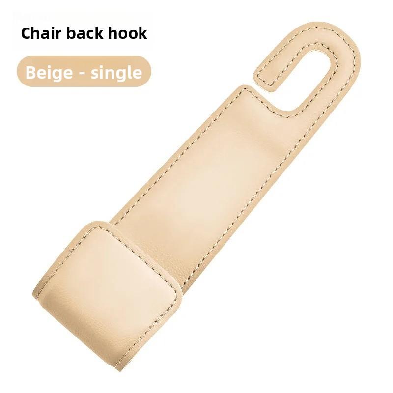 Multi-Functional Hook Car Seat Headrest Hook Auto Back Seat Organizer Hanger Handbag Clothes Bracket Car Seat PU Leather Hook