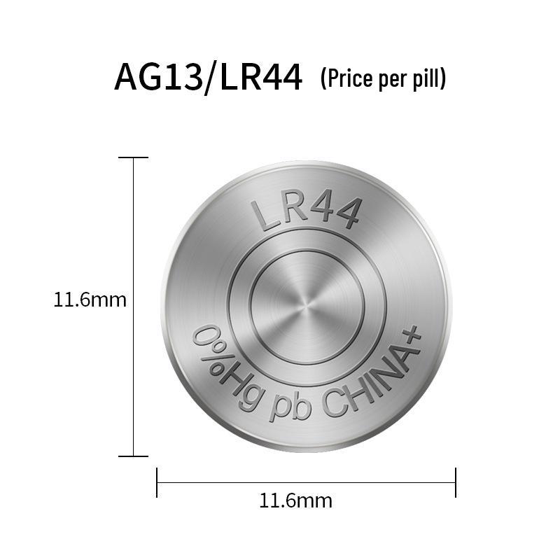 AG13 LR44 A76 L1154 Double-Button Battery for Small Electronics and Night Lights