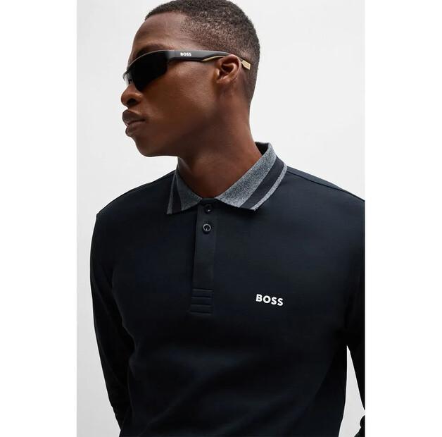 BOSS Plisy 2 10262274 поло с длинными рукавами