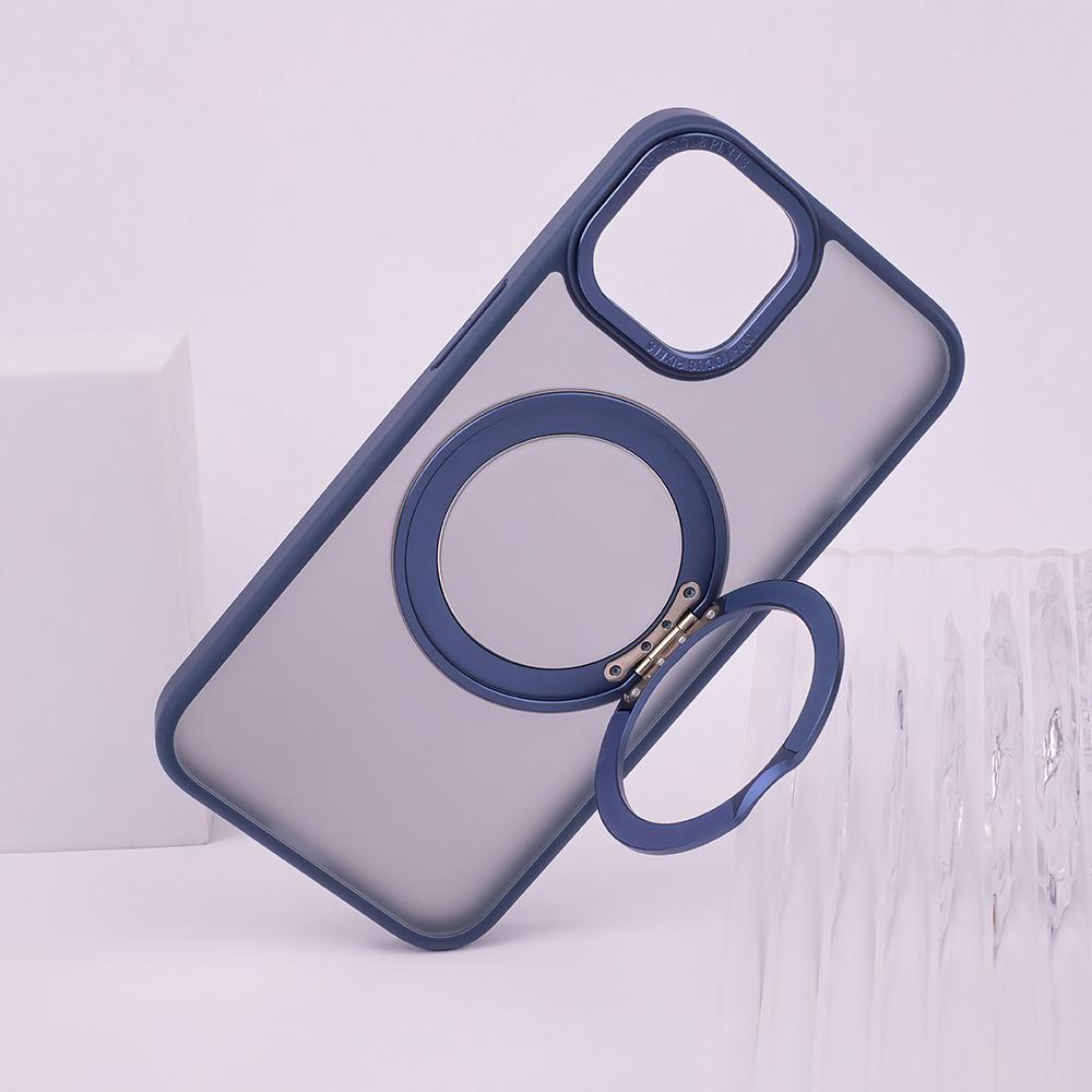 Nakładka Secure Spinning Mag Do Iphone 15 6,1" Granatowy