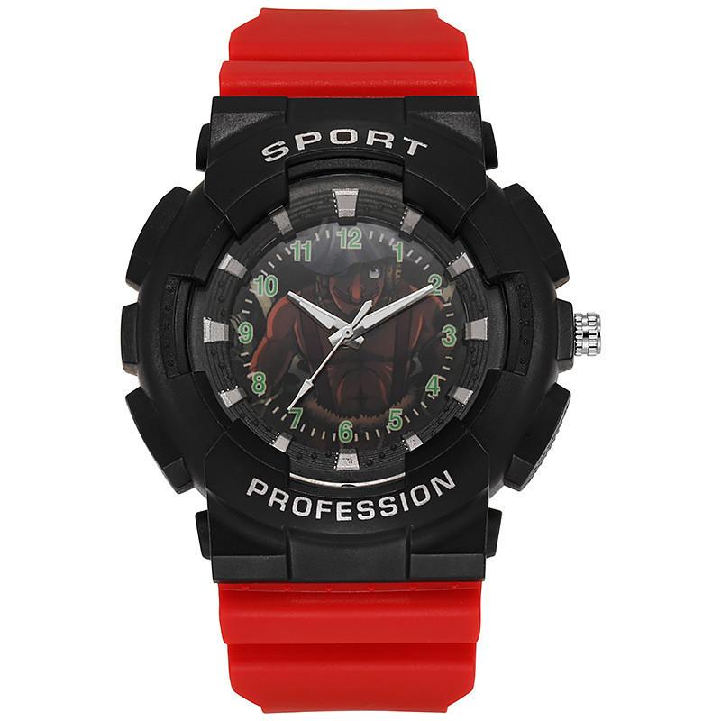One Piece Kinder Sport Horloge Met Kalender Waterdicht Hars Band Voor Kinderen