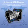 Universal 4-Port USB Travel Charger 5V/2.4A Fast Charging Adapter - AU/EU/UK/US Plug