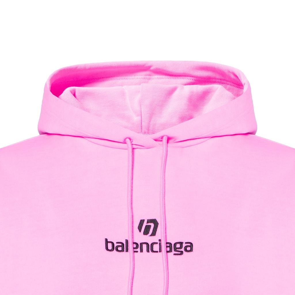 (WMNS) Balenciaga Sponsor Hoodie Pink Red Women's 578135TJVE15764