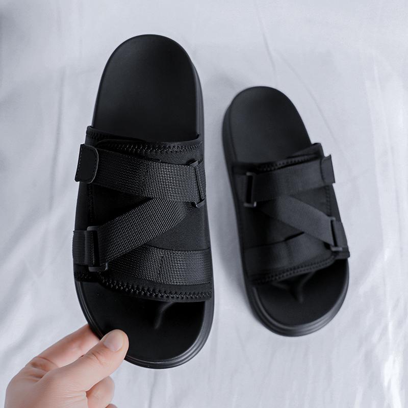 Fashion 2025 Men Casual Leather Sandals Male High Quality Outdoor Soft Comfortable Walking Anti Slip Slippers Gentleman Open Toe Shoes